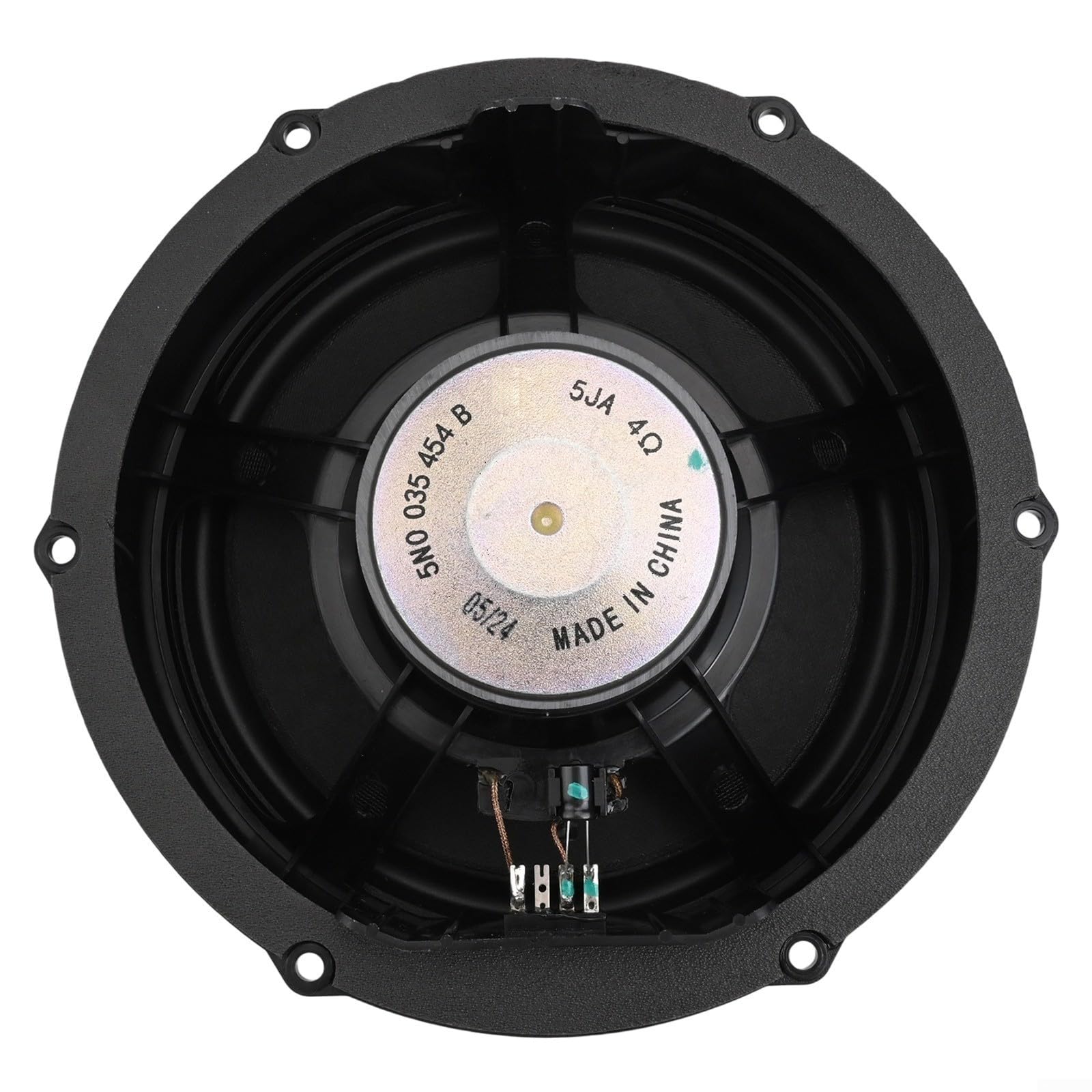 Altoparlante di ricambio per woofer anteriore/posteriore per Tiguan 2009-2019, OEM 5N0035454B e 5N0035453C, set di altoparlanti audio per auto in ABS nero (anteriore)