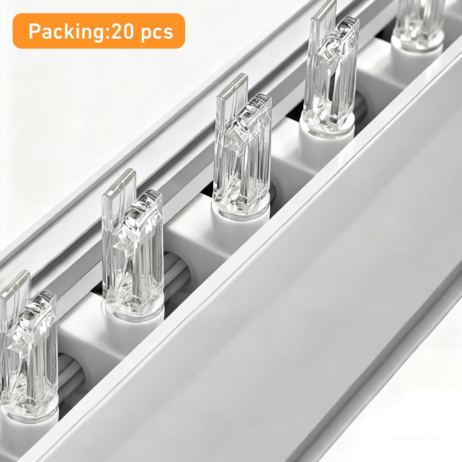 20 PCS Vertical Blinds Replacement Stems and Gears – Ideal for Standard Vertical Blinds,Easy Snap-On Installation