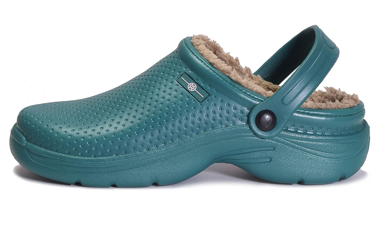 Zoccoli e Sabot Uomo Donna Ciabatte da casa Pelliccia Foderato Pantofole Impermeabile Scarpe da Giardino Antiscivolo Inverno Clogs All'aperto