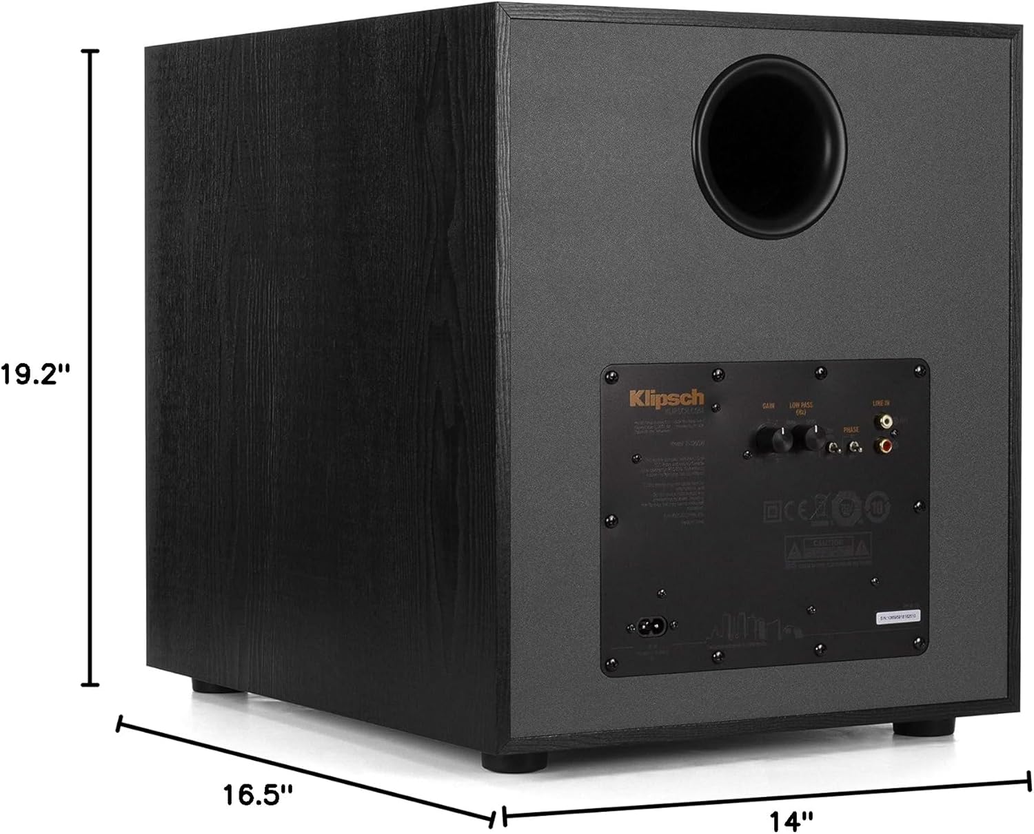 Klipsch R-120SW 200 Watt Subwoofer and 3 Year Amber Protection Plan (2018) - Image 10