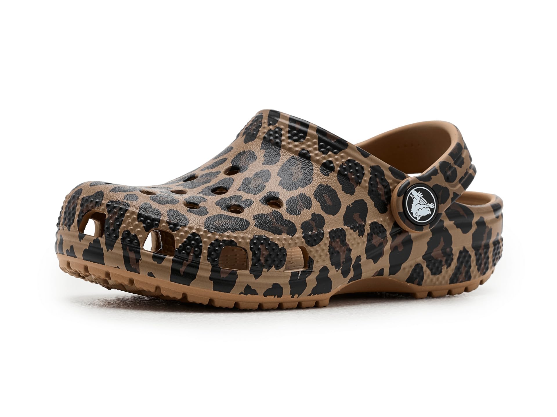Crocs Unisex Kids, Classic Animal Clog K, Sepia/Leopard, 13 UK Child