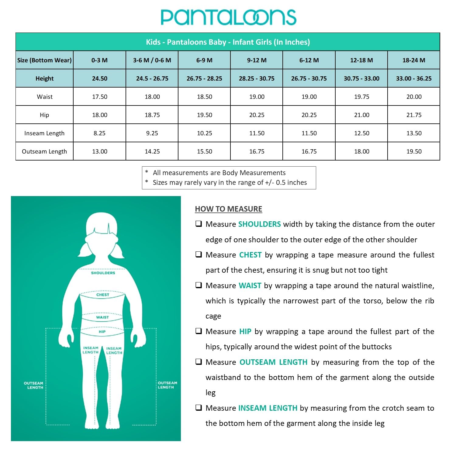 Pantaloons Baby Girl's Regular Track Pants (110138197004_Multi Multicolour - Image 7 thumbnail