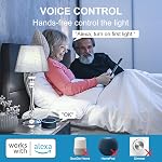 Alexa Light Bulbs 13W E26 Smart LED Light Bulb Compatible with Alexa Warm White to White A19 APP Control Bulb Bluetooth Mesh 4 Pack