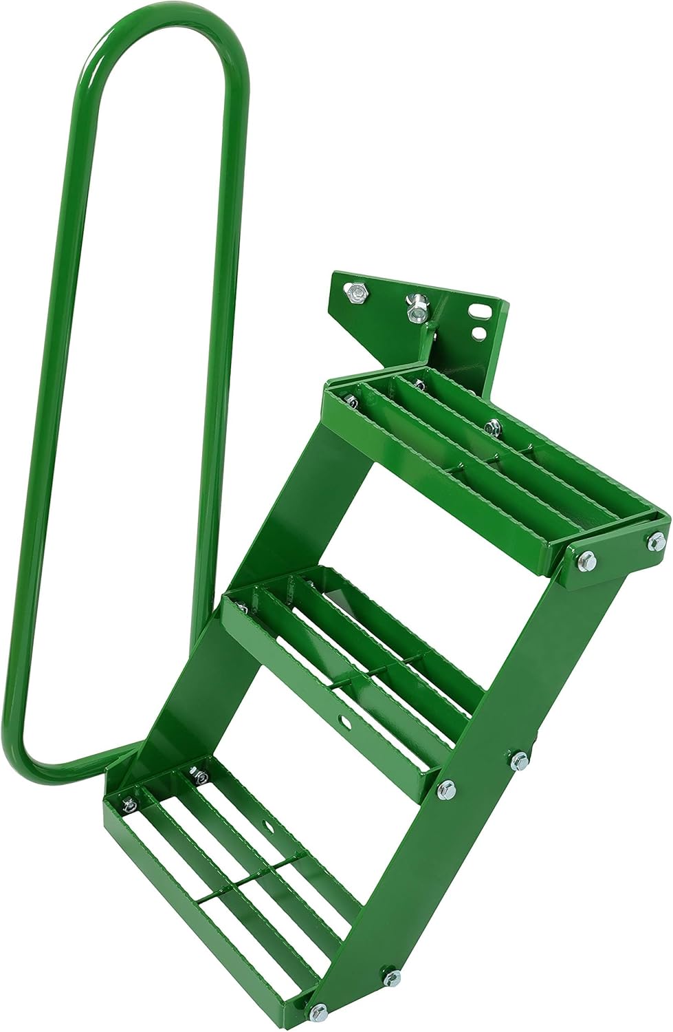 HECASA Left Hand Stair Step Kit Compatible with John Deere 4050 4240 4430 4630 4440 4230 4555 4650 4850 4955 LH Handrail Powder Coated Durable Steel Tractor Step