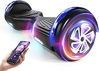 Vista 10 de LIEAGLE Scooter, Self Balancing Scooter with Bluetooth Speaker LED Lights Wheels,Dual 300w Motors, 7.5 mph Max Speed & 8.5 Miles Max Range, for