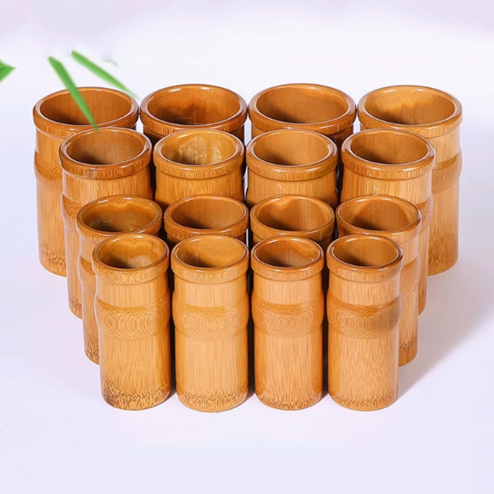 Set di coppette in bambù, kit di disintossicazione e rilassamento, kit for terapia con coppettazione a fuoco e vuoto, barattoli di bambù carbonizzato for uso domestico