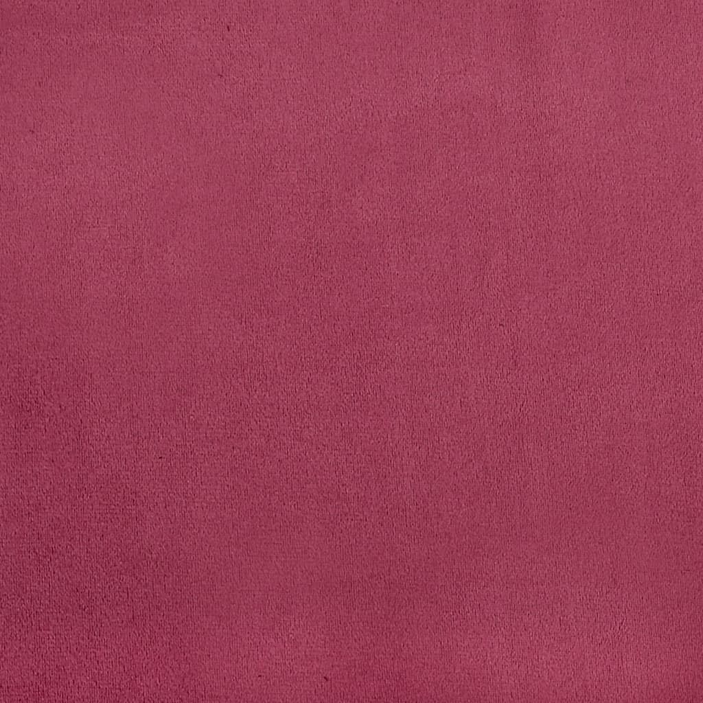 Juego de 2 muebles tapizados de terciopelo rojo vino con espacio de almacenamiento y función de relax para salón, habitación de invitados, oficina, incluye 2 sofás de dos plazas, cojines
