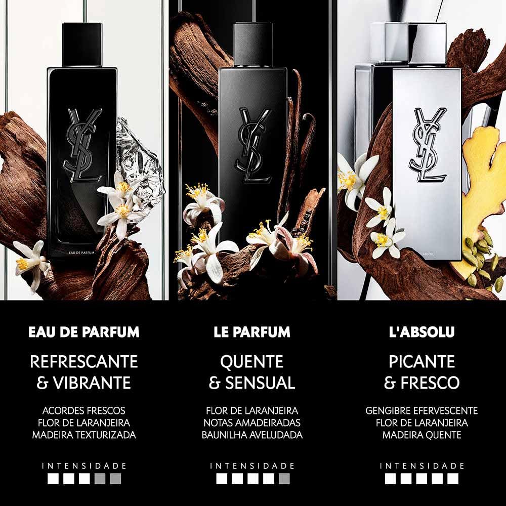Yves Saint Laurent Myself L'absolu for Men Eau de Parfum Spray, 60 ml / 2,0 Unzen