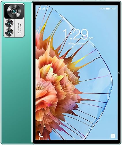 Echoamo Tablet 10 pulgadas 2023 Andorid 13 Tablet con ranura para tarjeta SIM Octa-core 8GB RAM 256GB ROM 1920x1200 FHD IPS Pantalla 13+24MP Cámara,
