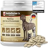 Los Comprimidos condroprotector Perros para articulaciones Veddelholzer con MSM, harpagófito glucosamina colágeno para Fortalecer los Huesos, Fabricadas en Alemania, 125 cápsulas con hialurón
