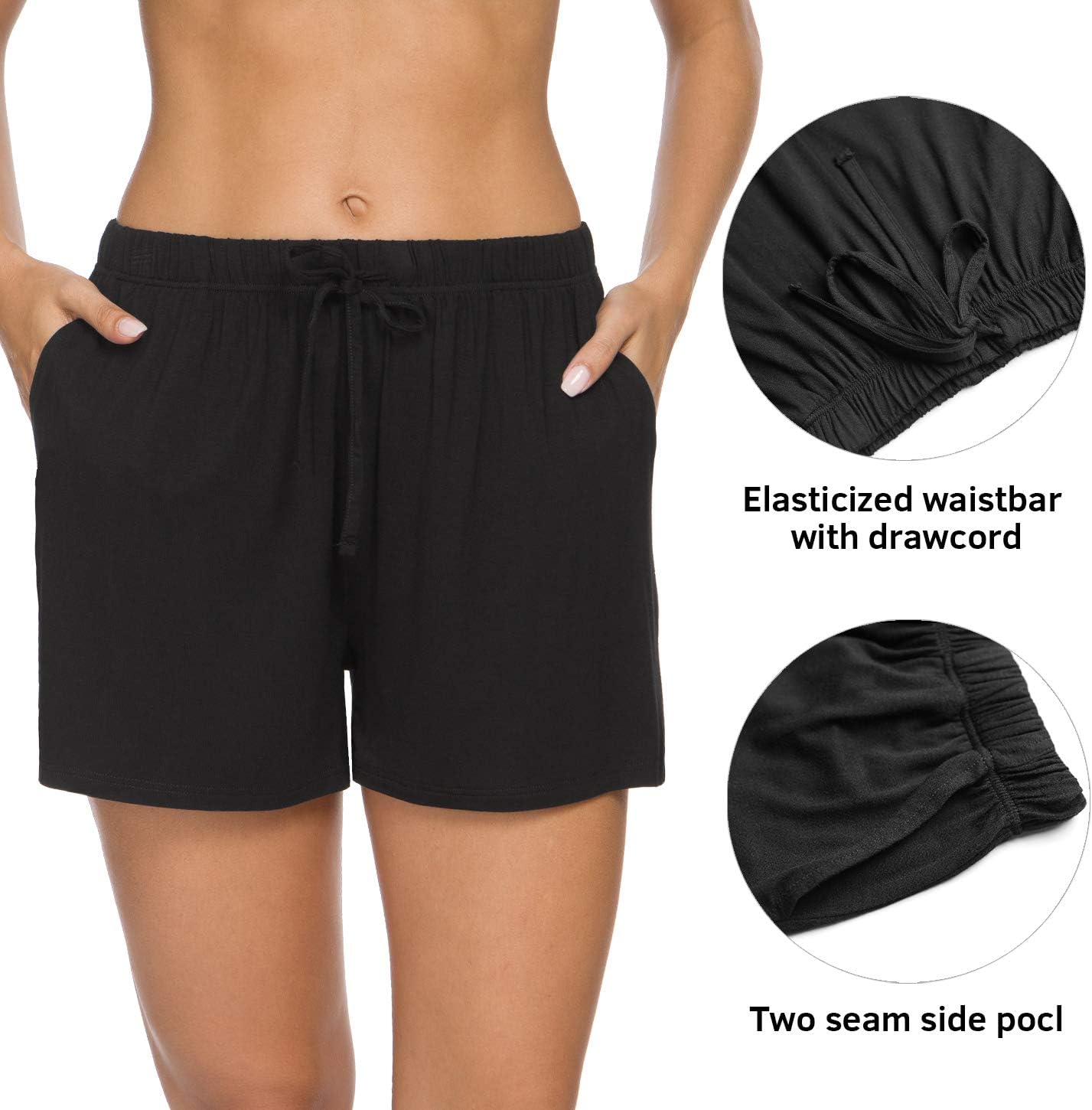 Orrpally Pajama Shorts Womens Lounge Short Sleep Shorts Pajama Bottoms - Image 2