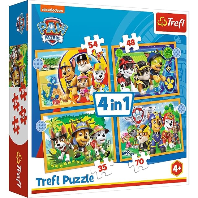 Foto 2 de 8 de Trefl GmbH 4in1 Puzzle, Paw Patrol