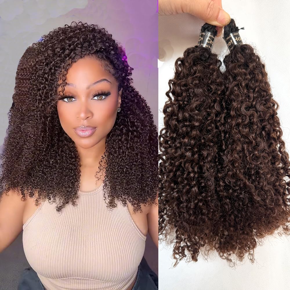 Extensiones de cabello humano de ganchillo #1B/30 de dos tonos, multitextura, rizado, color degradado, raíces negras, reutilizables, 18 pulgadas, 240 g, cabeza completa