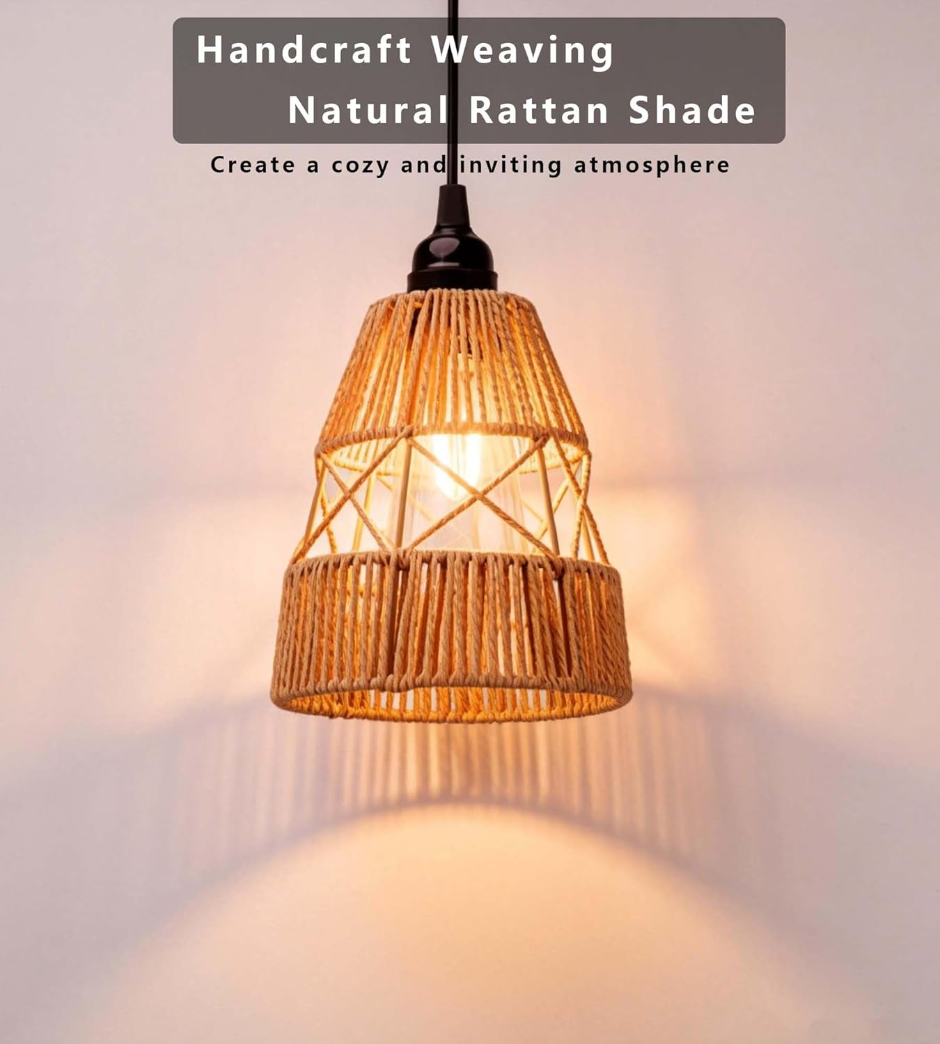 Battery Operated Chandelier Outdoor Waterproof, 2 Pack Hanging Pendant Light with Remote Control for Gazebo, Pergola, Porch, Balcony, Shed, Patio, Garden Decor