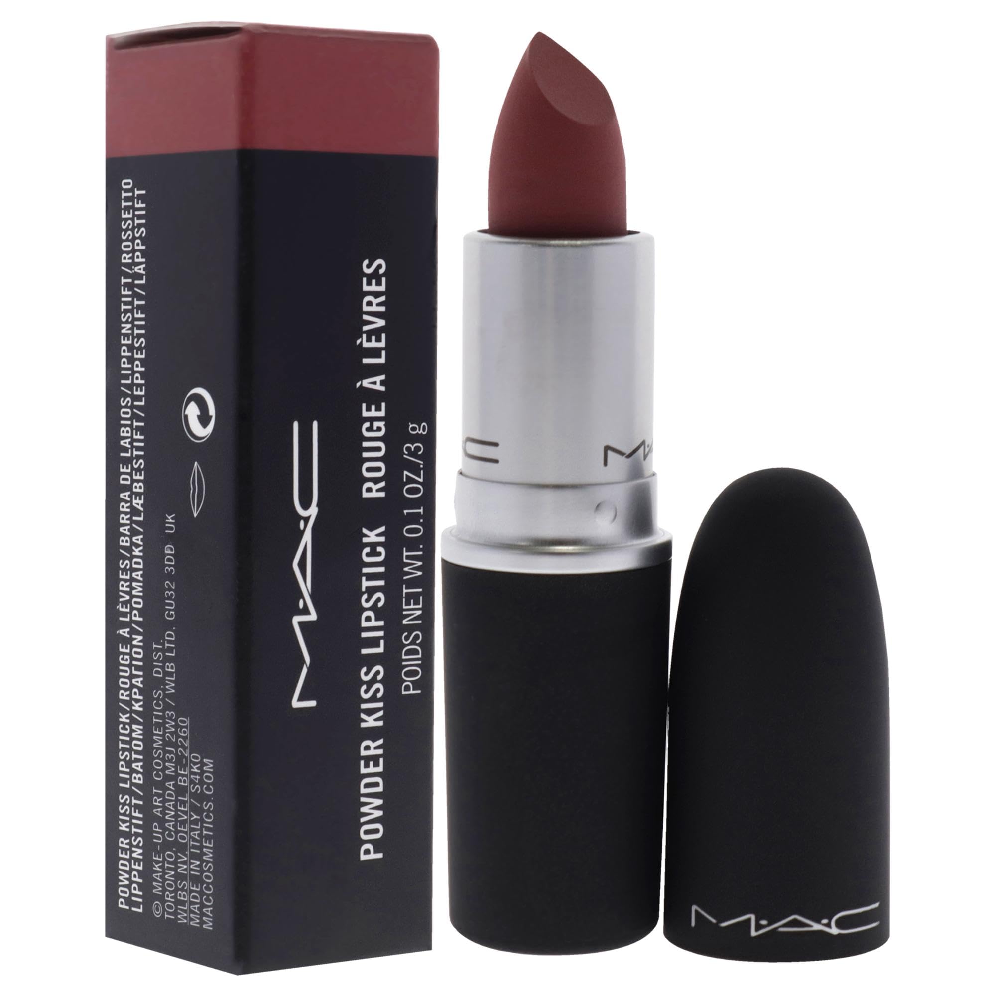 Amazon | MAC Powder Kiss Lipstick - 930 Brickthrough for Women