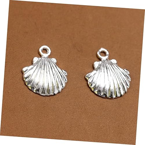 Miniatura 9 de SEWACC 100 piezas de cierre colgante para collar, decoración retro, kit de decoración de orejas, joyería hallazgos, dijes DIY