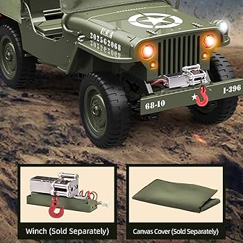 【新品未使用品】JEEP Military 1/10 RTR ジープ JJRC C8815 RTR 1/10 2.4G 4WD RC Car Willys Military Truck