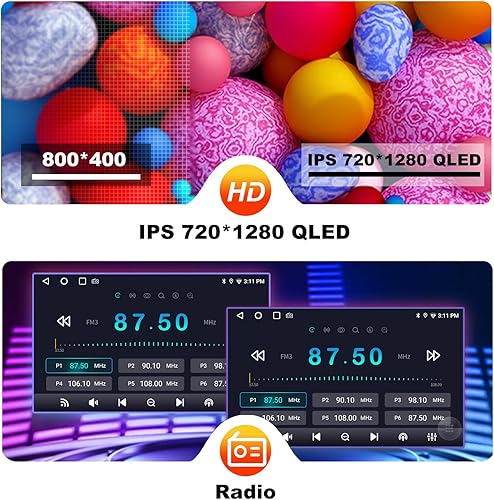 Miniatura 5 de SWTNVIN Radio de coche estéreo para Toyota Camry 2007 2008 2009 2010 2011 Android 13 incorporado Carplay y reproducción automática 4G LTE Dual WiFi