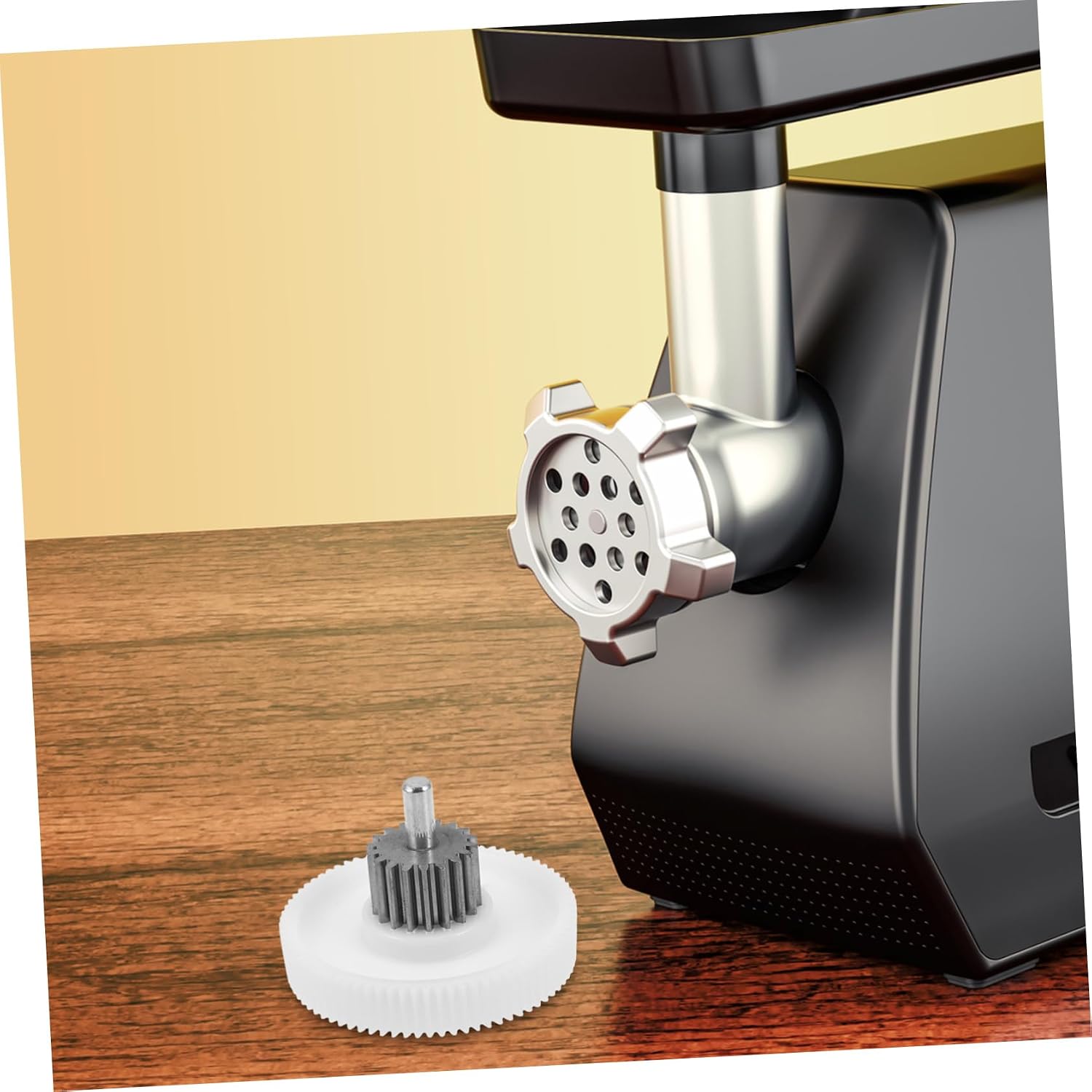 POPETPOP Plastic Meat Gear Replacement Parts for Home Cooking Efficient Sausage Stuffer and Chili Processor Accessories Designed for Enhanced Food Preparation and Culinary Creativity
