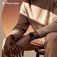 Set de 2 curele Fullmosa ergonomice din piele naturală pentru Apple Watch 42 41 40 38 mm, compatibile pentru femei și bărbați, Seria 11 10 9 8 7 6 5 4 SE 3 2 8