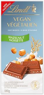 Lindt Vegan Hazelnut Chocolate Bar, 100 Grams