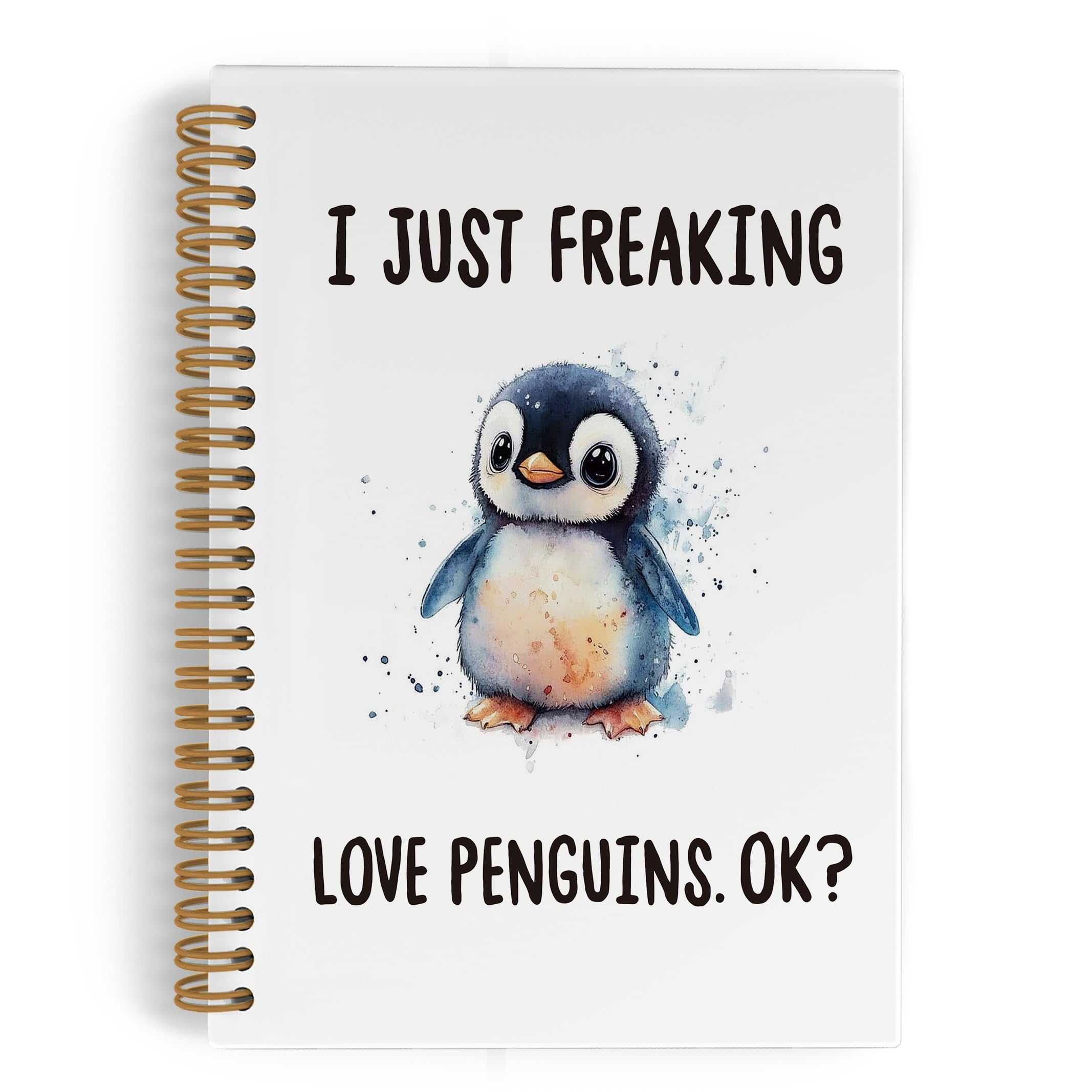 QLMX 301-book-SE-Pinguine Büroprodukte, Büro- & Schulbedarf, Papier, Notizbücher & Schreibblöcke, Spiralhefte
