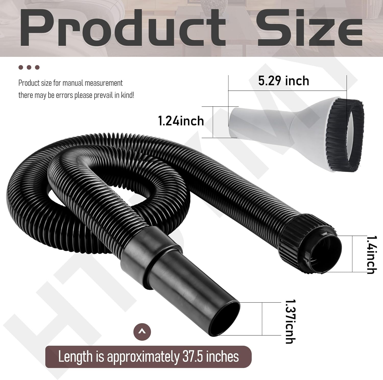 Replacement Hose for Bissell PowerGroom, PowerGlide and PowerForce Helix Series, Cleanview Swivel Pet Crosswave 2489 2494 22543 24899 1701C 14522 Vacuum, Replace 203-8049 2038049