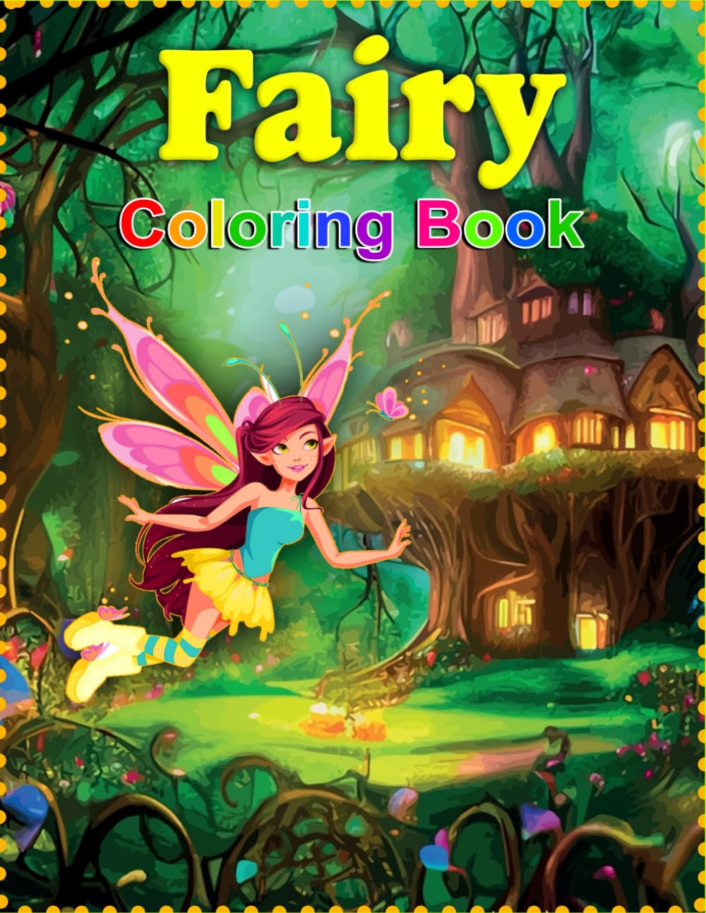 Fairy Colouring Book, Gift, for her, for him, kids, adults, present, Christmas, birthday (Kids Colouring Books)