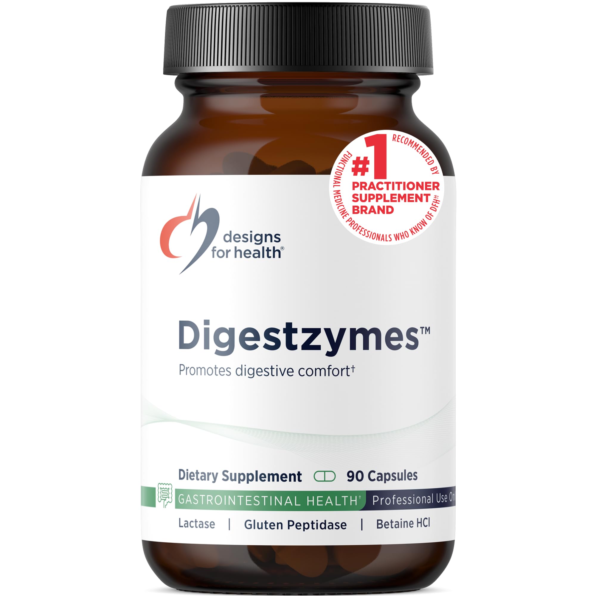 Digestzymes Digestive Enzyme Complex Supplement (380mg - 90 Capsules - 3 Month Supply) - Blend of Digestive Enzymes to Digest Protein, Dairy, Carbs & Fat – Suitable for Those with Gas & Bloating