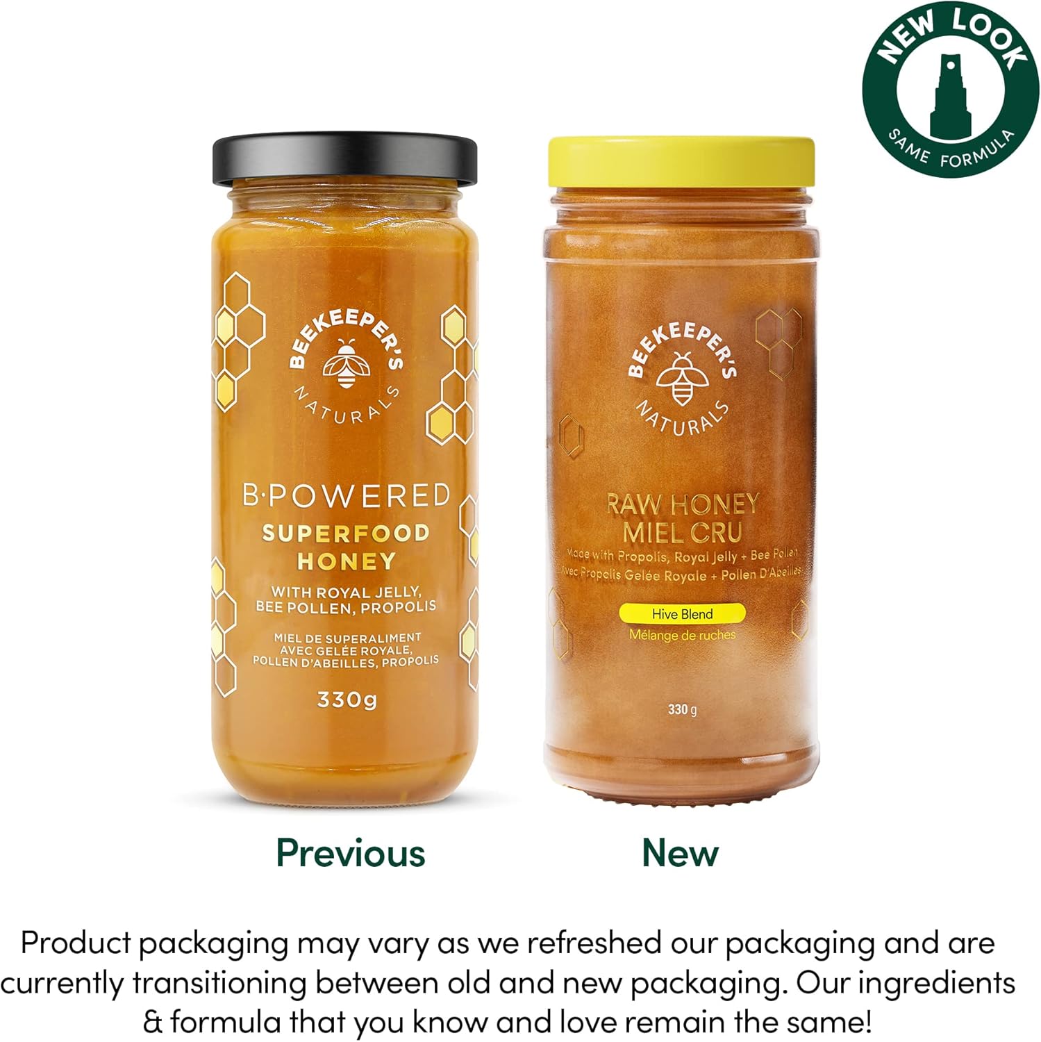 BEEKEEPER'S NATURALS B.Powered Superfood Honey for Everyday Wellness - Raw Honey with Bee Pollen, Propolis + Royal Jelly (11.6 oz) - Image 6