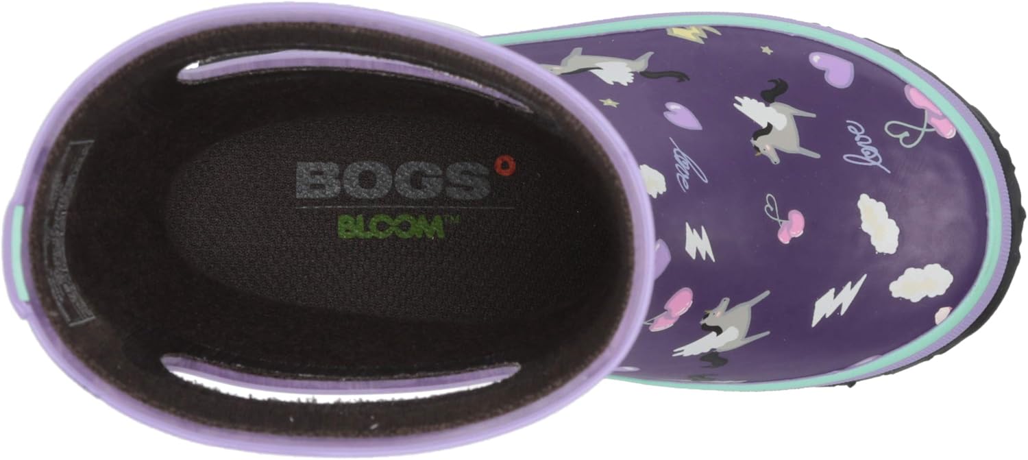  | BOGS Unisex-Child Skipper Rubber Waterproof Boys and Girls Rain Boot | Rain Boots