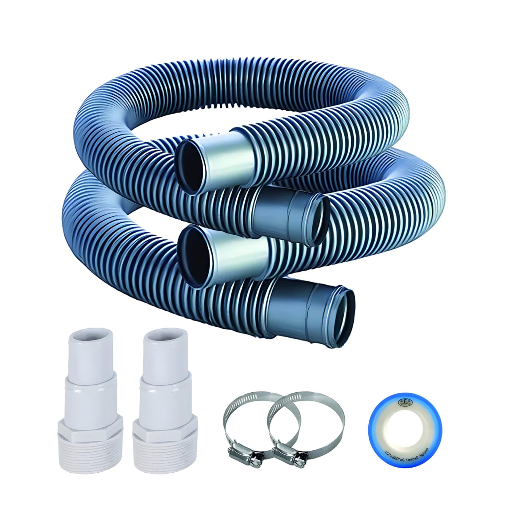 FibroPool - Manguera de Repuesto para Filtro de Piscina Profesional (1 1/2)