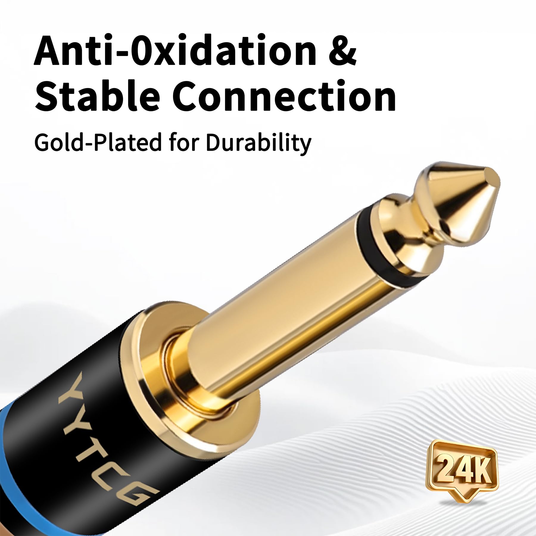 Premium Guitar Cable - 26ft OFC Shielded -4 Premium Guitar Cable - 26ft OFC Shielded -4
