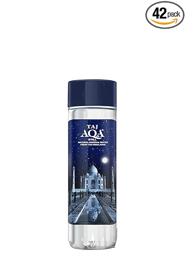 VARAHI TAJ AQA Still Natural Mineral Water- 250ml (Pack of 42 Bottles) | Natural Mineral Water Bottle
