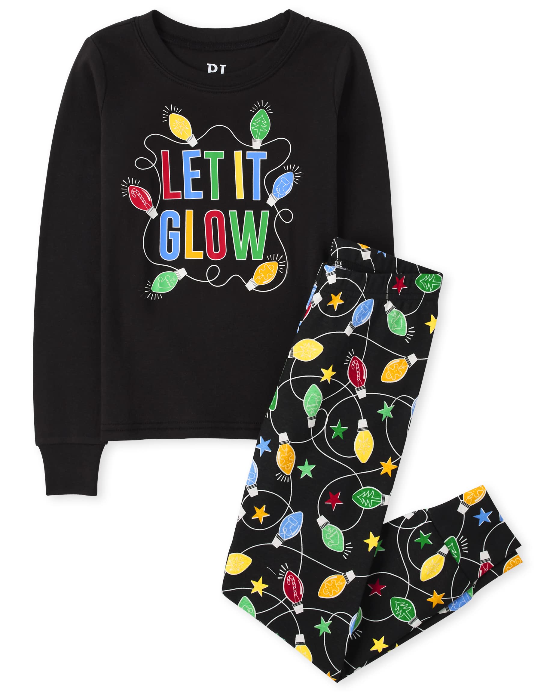 The Children's Place Family Matching Christmas Pajama Sets, Cotton