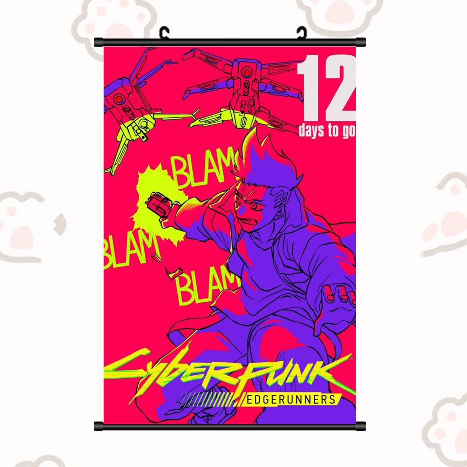 サイバーパンク エッジランナーズ B2ポスター デイビット ルーシー サイバーパンク エッジランナーズ ポスター ルーシー デイビッド