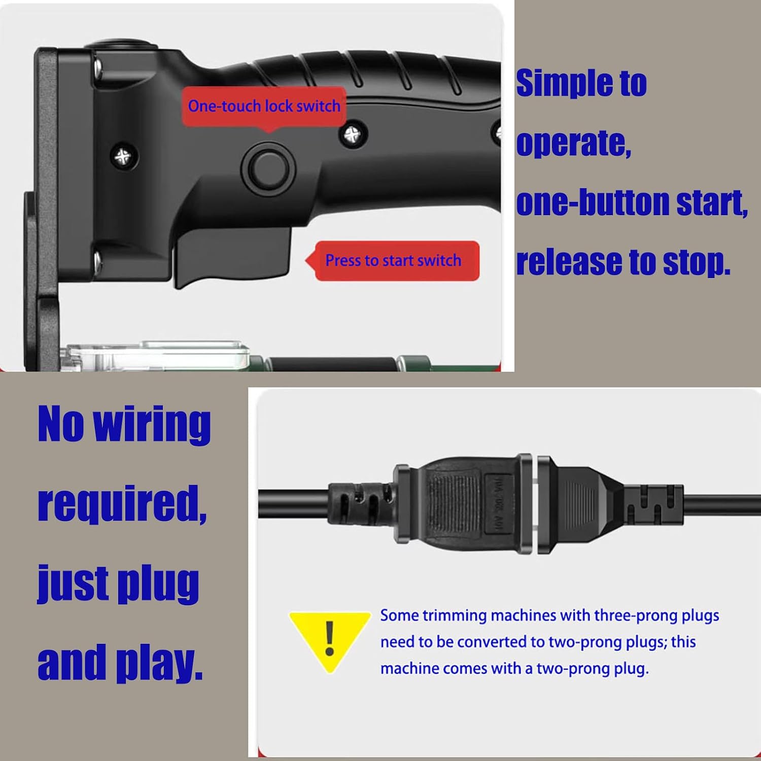 2-in-1 concealed grooving tool, trim router tenon and mortise clamp, router accessories, four-axis guide rail adjustment, woodworking milling cutter positioning tool (1, Black + trim router)