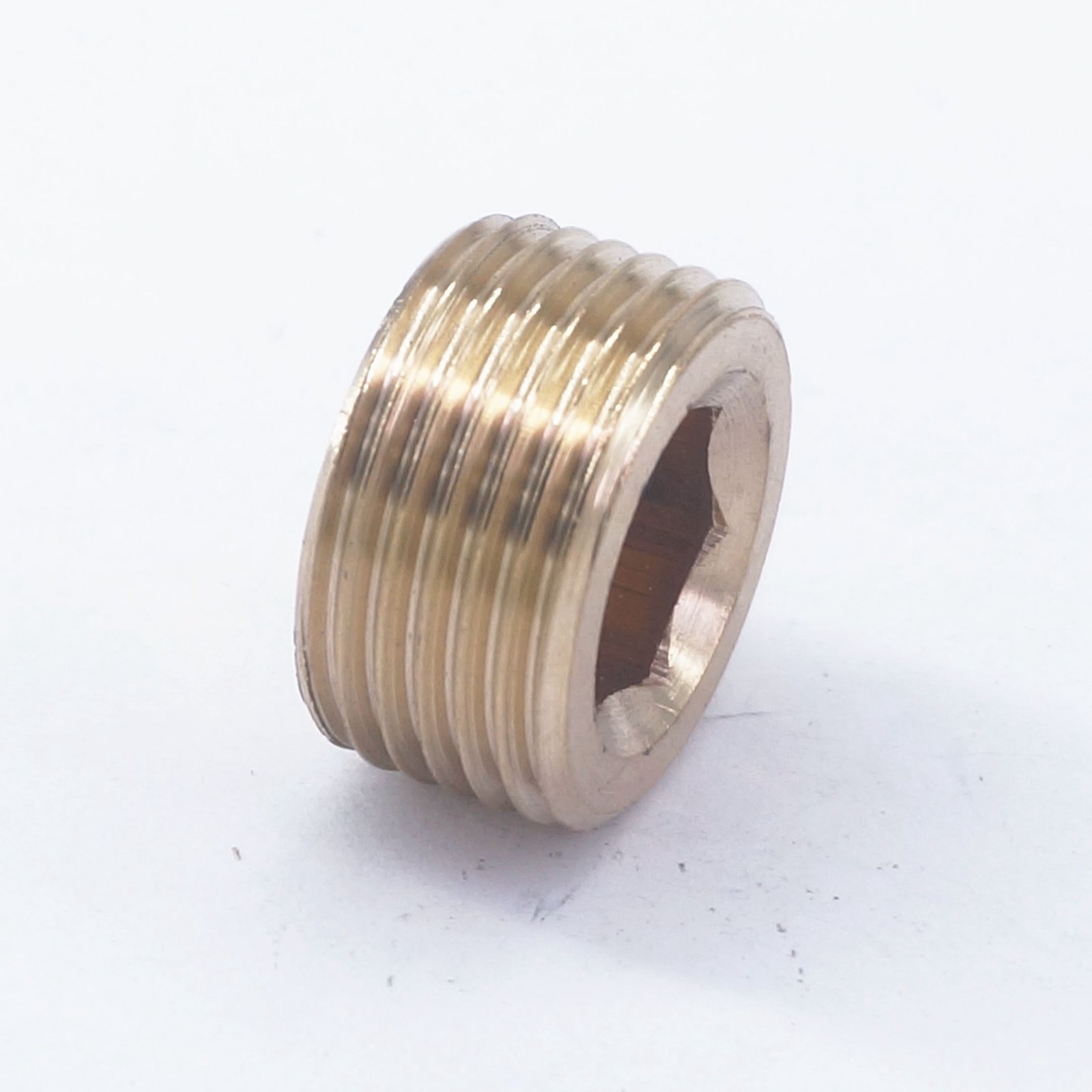 Sorekarain M20X1.5Mm Male Brass Countersunk Plug Internal Hex Head Socket Pipe Fitting