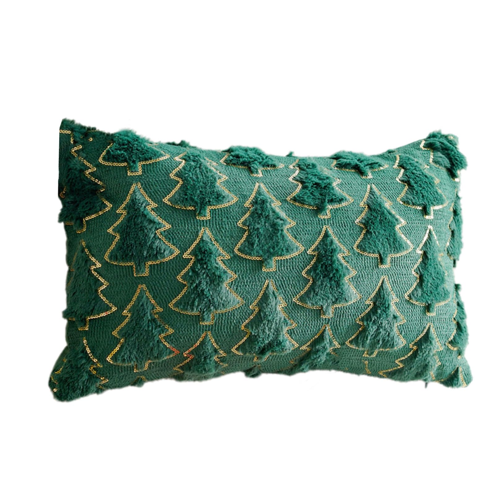 carotoe Pillow Case Removable Cushion Sleeve Comfortable Sofa Couch Pillowcase for Christmas Seasonal Decoration Towel Embroidery Throw Pillow