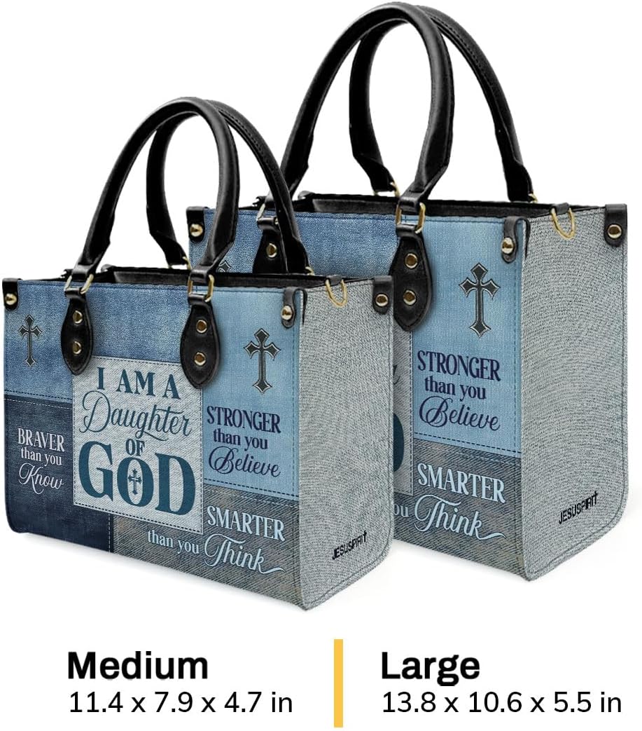 Jesuspirit Leather Handbags - Bible Bags, Religious Bag - Christian Gifts For Women - Christmas Gift For Mom, Grandma - Image 7