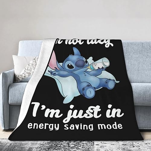 Bonita manta de franela para cama, ligera, decorativa, para sala de estar, 80 x 60 pulgadas