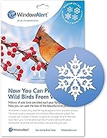Vista 1 de WindowAlert Cobertura Anticolisión de Copo de Nieve - Adhesivo de Ventana UV-Reflectante para Proteger a las Aves Silvestres de Colisiones contra