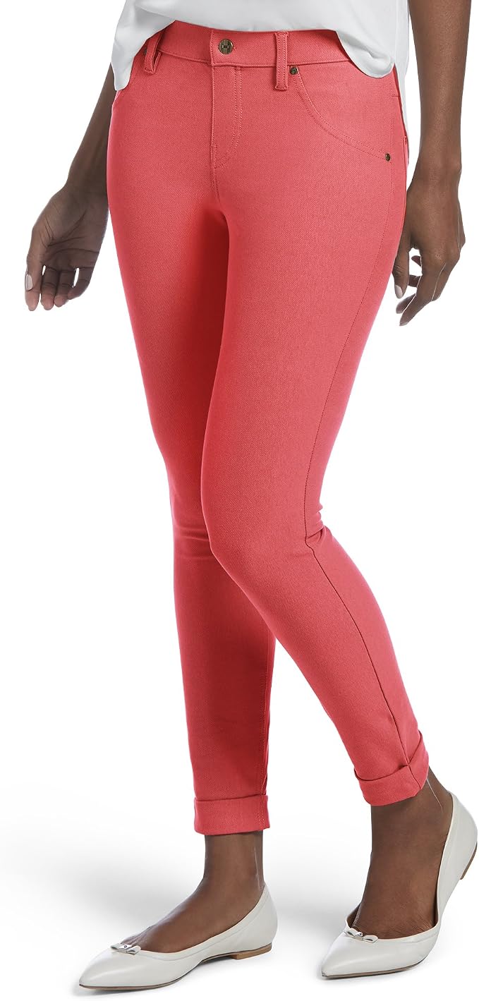 HUE - Leggings de mezclilla esenciales para mujer : Ropa, Zapatos y Joyería  - Amazon.com