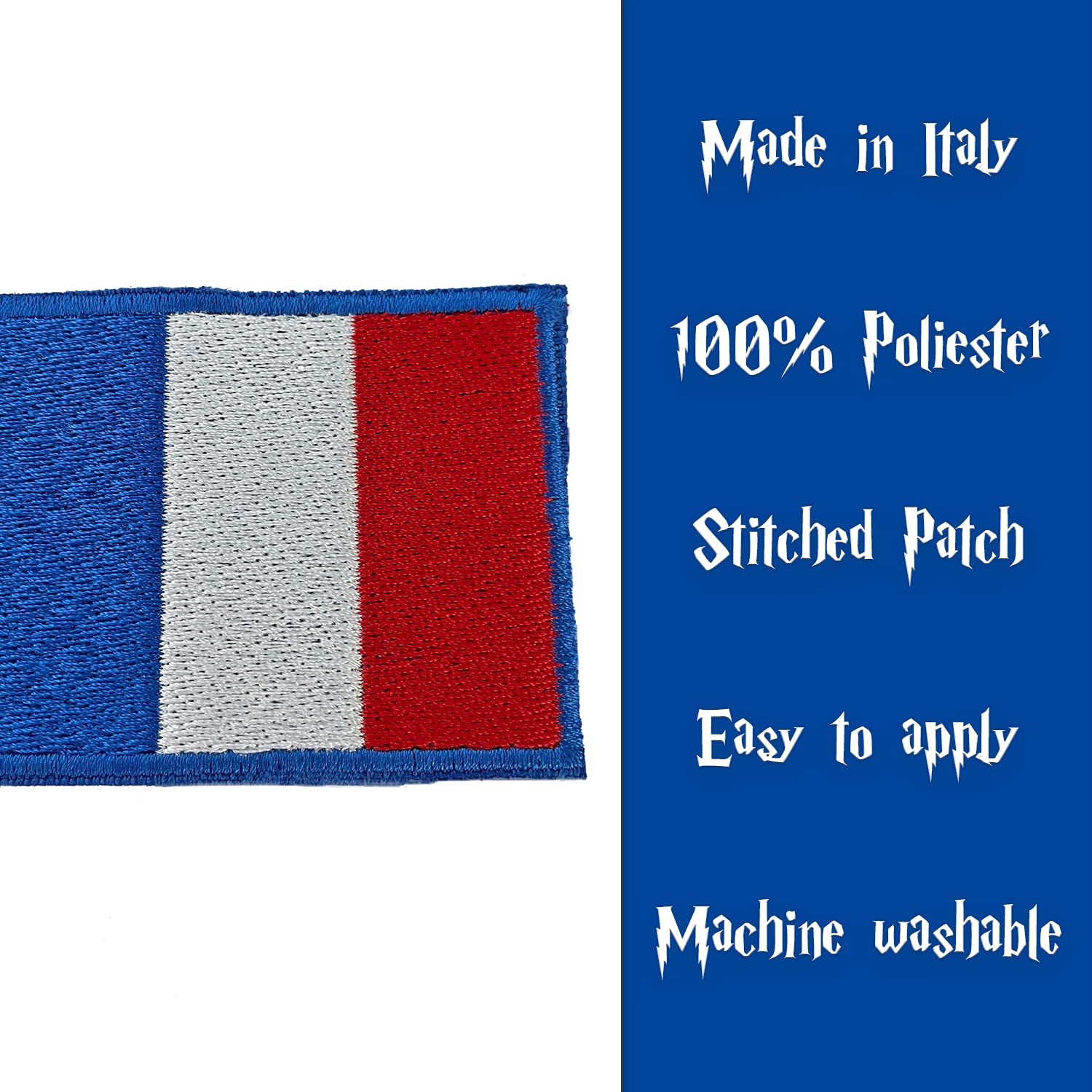 Patch Ricamata Tricolore Francia Patch Bandiera Austria Su Stoffa Termoadesiva, Da Cucire|Arem Italia Patch Militari