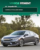 Vista 2 de SCITOO Spoiler Wing GT Style Universal 52" ABS Brillante Carbono Aspecto Trasero Alerón Alerón