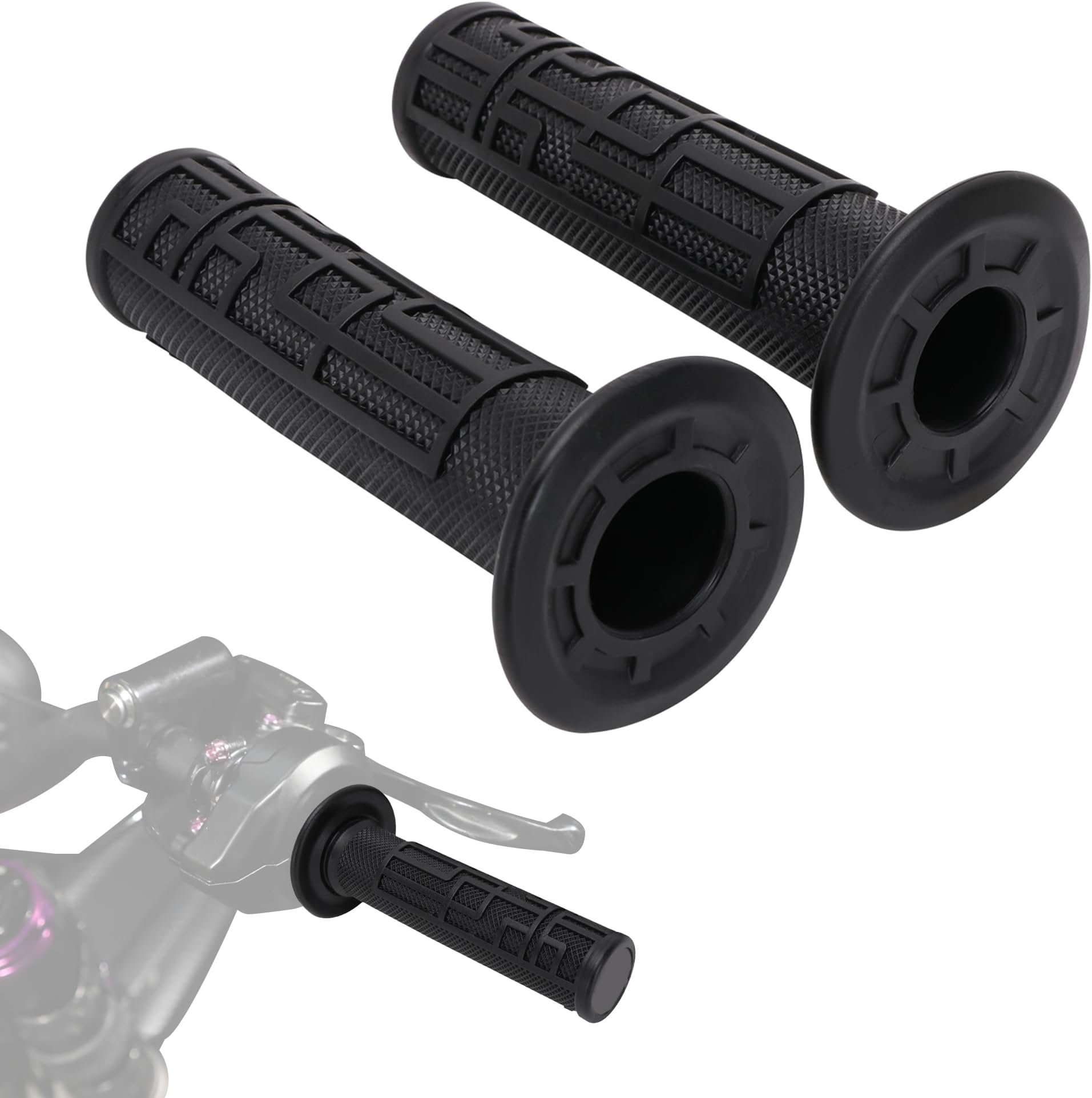 Handle Grips for Surron Light Bee,Throttle Glues Handlebar Grip for Dirt Bike Sur Ron Light Bee X/Light Bee S/X160/X260-Grey