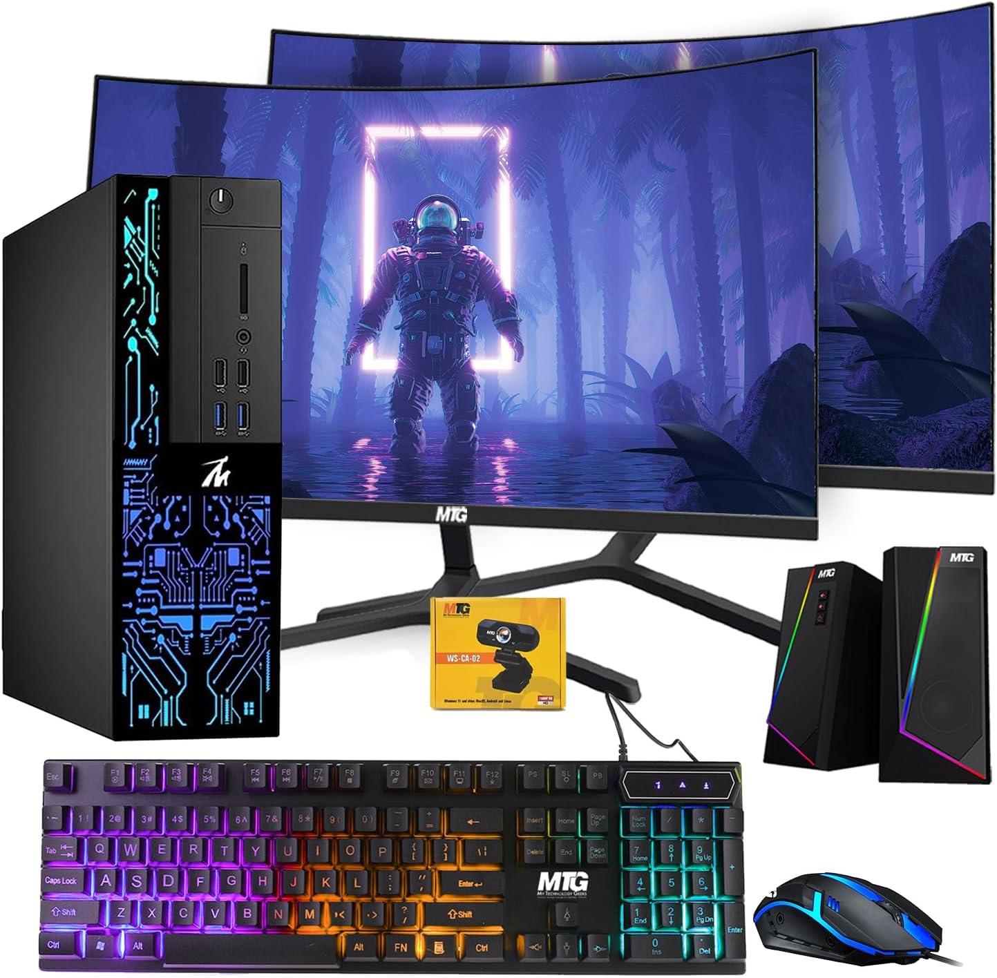 TechMagnet Computer Desktop PC,Intel Core i5-6500,Siwa 6,MTG Dual 24 ...