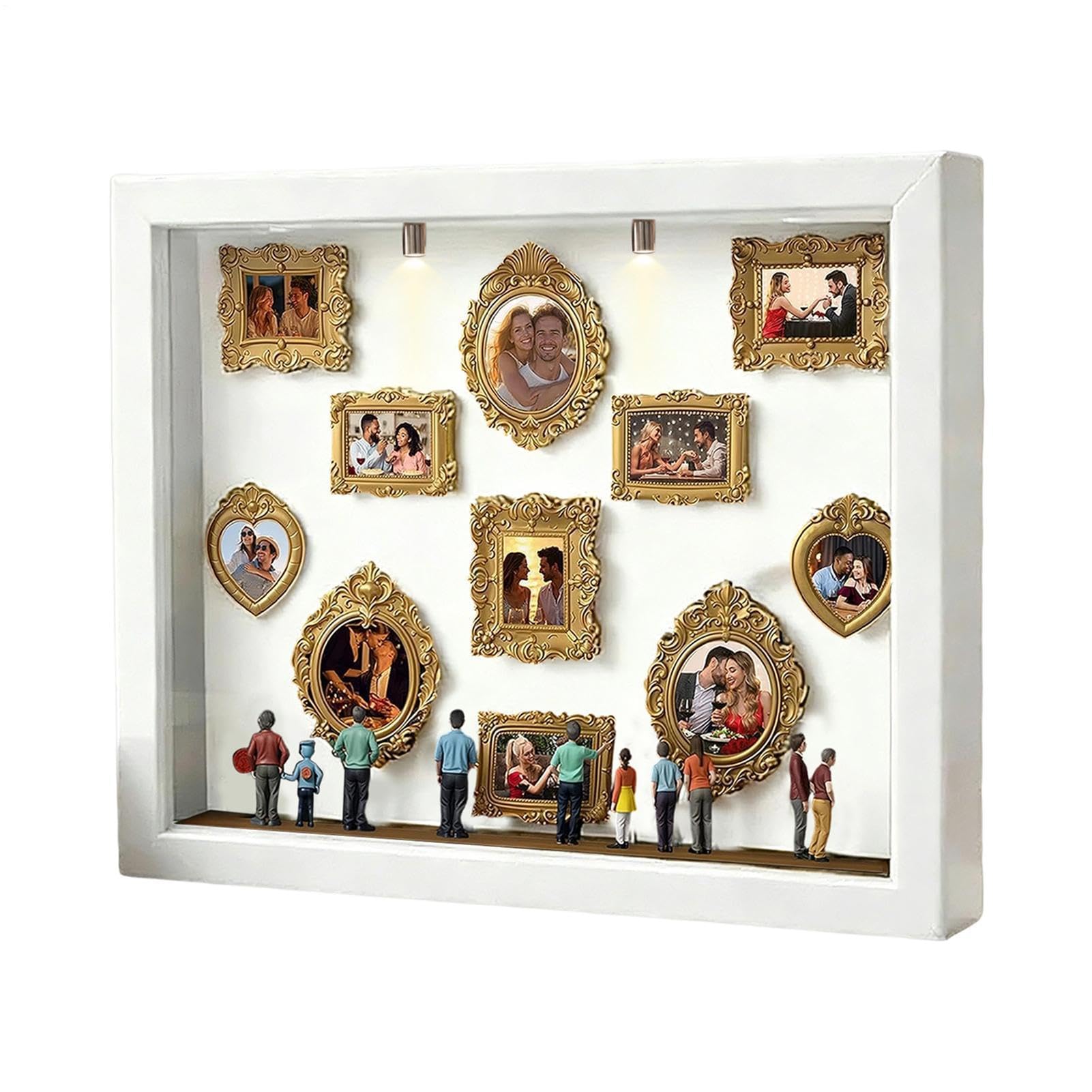 Boîte de silhouette musée personnalisée le cadeau d'anniversaire idéal
