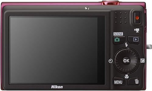 Miniatura 6 de Nikon COOLPIX S6200 - Cámara digital compacta de 16 megapíxeles, zoom óptico de 10x y pantalla LCD de 2,7 pulgadas, color rosa Rosado,Azul,Rojo