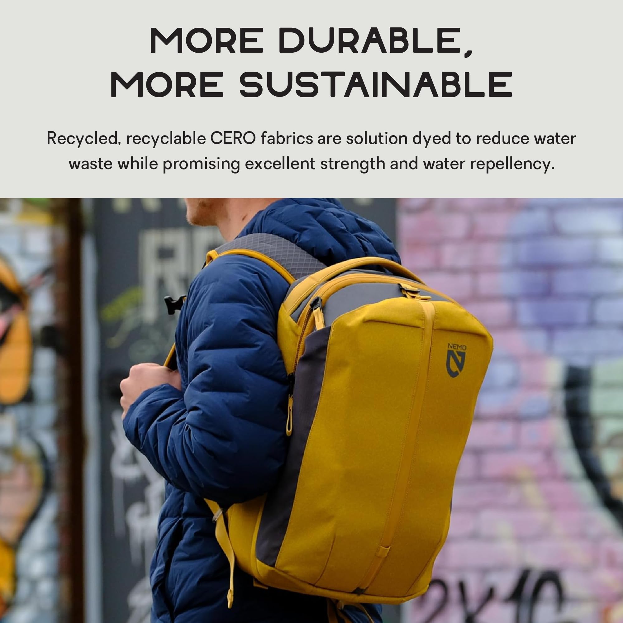 Vantage Everyday Adventure Daypack | Endless Promise, Everyday Use, Commute, Travel, Gym, Fully Recyclable